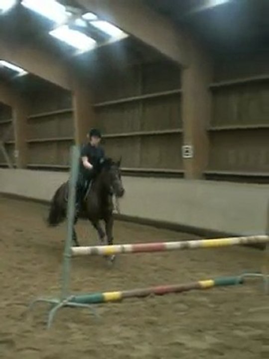 Cours de saut avec Quérida le 13 février. Vertical