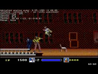 Playing Michael Jackson Moonwalker Sega Genesis On PSP