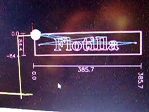 Usinage CNC d'une plaque en bois