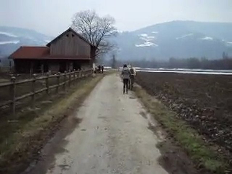 Quéré, premier essai du roller-joering !