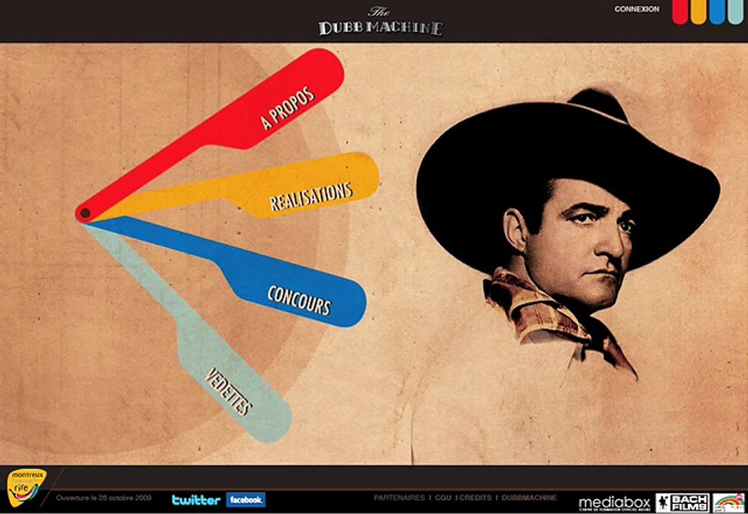 Animation concept web site full flash dubmachine After Effects motion design
