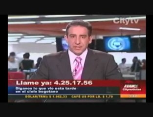 Ovnis en direct sur une chaine info Colombienne