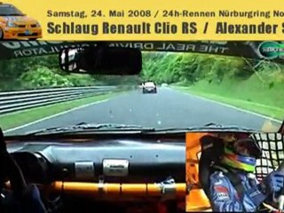 24h 2008 Schlaug Renault Clio RS A.Starke  ring-emotionen.de