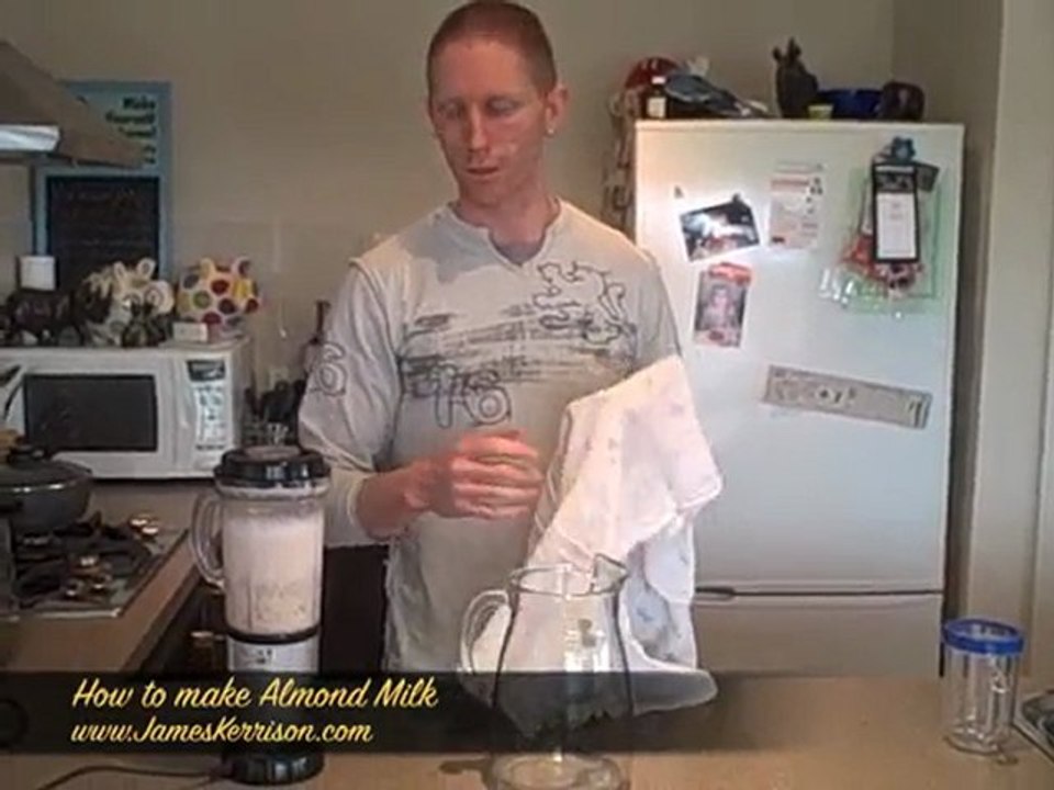 How To Make Almond Milk with Hobart Boot Camp Instructor