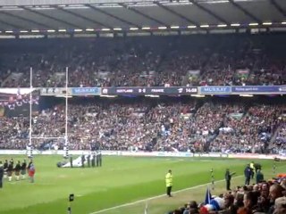 Flower of Scotland Murrayfield 2010