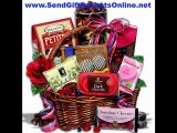 send chocolate christmas gift baskets