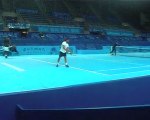 Entrainement Tsonga, Clement, Simon, Rufin (2)