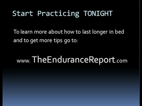 How To Improve Stamina & Gain Control In Bed