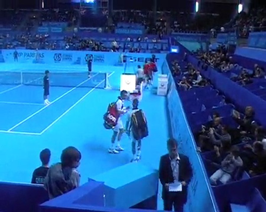 Entrée des joueurs : Clément / Mahut - Fleming/Skupski