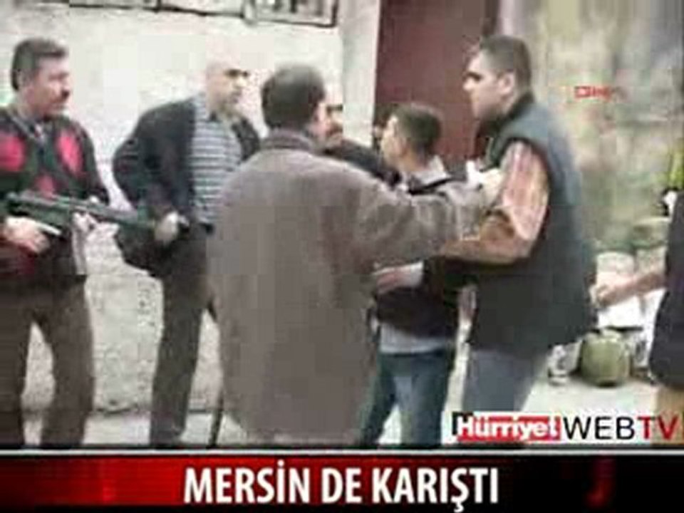 MERSİN'DE ÖCALAN GERGİNLİĞİ