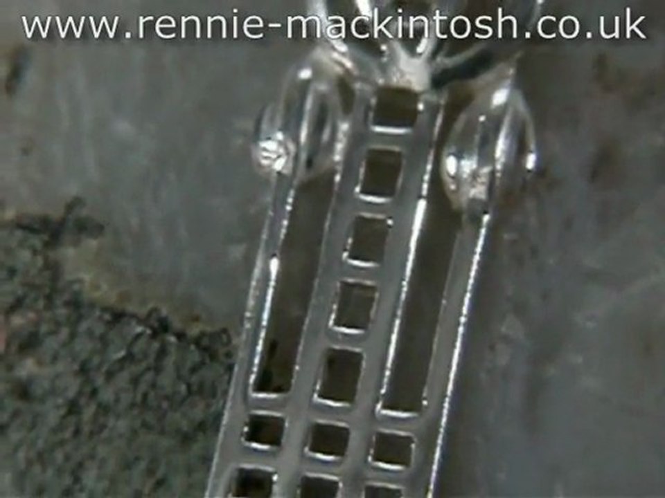 Sterling silver Charles Rennie Mackintosh necklace DWA350