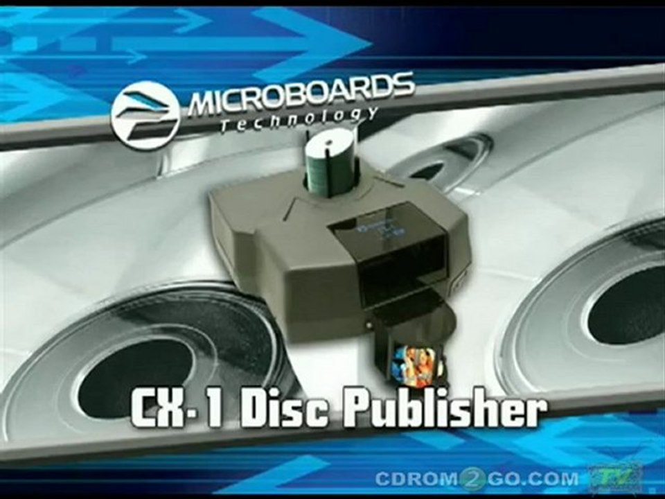 Microboards CX-1 Disc Publisher presented by CDROM2GO