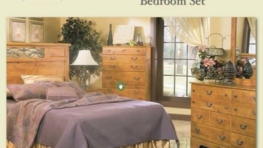 Ashley B219 Bittersweet Bedroom From Dfw Furniture Video Dailymotion