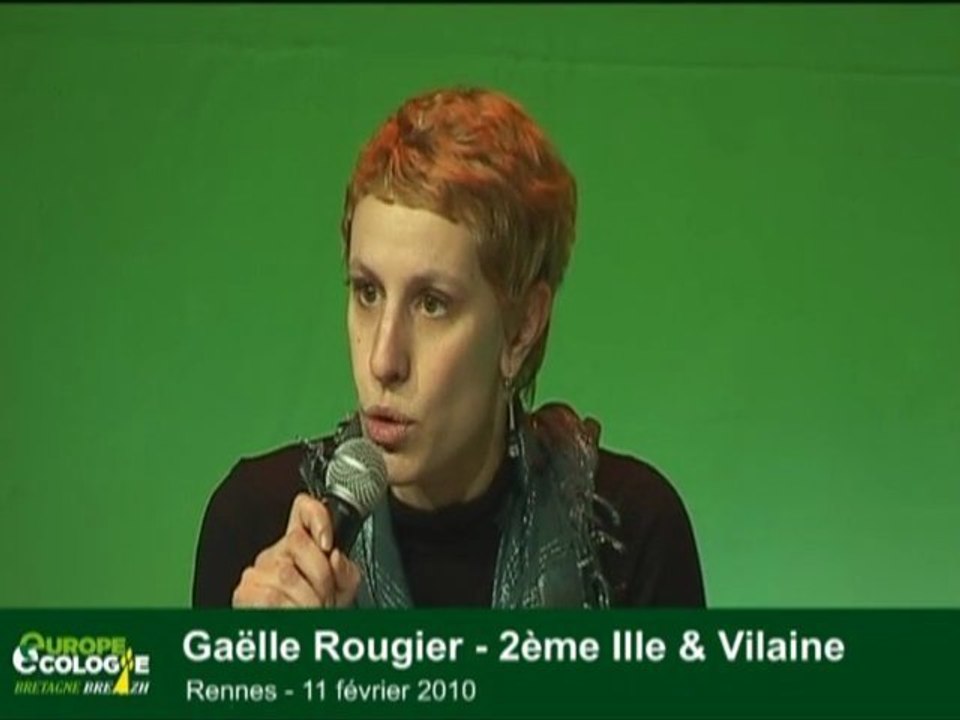 Intervention de Gaëlle Rougier à Rennes le 11/02/2010