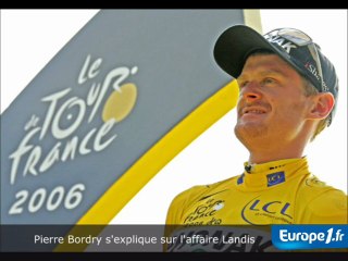 Pierre Bordry s'explique sur l'affaire Landis