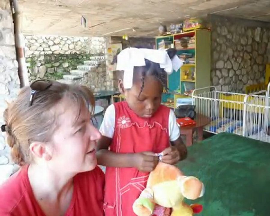 Diaporama enfants d'Haïti et parents adoptants