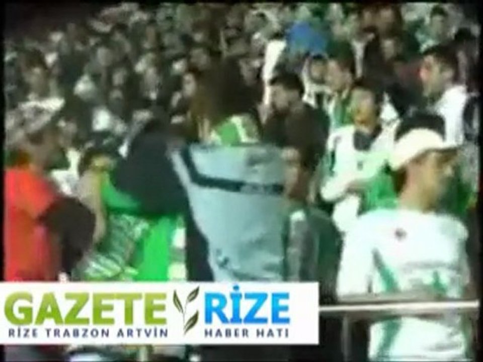 çaykur rizespor giresunspor maç sonunda olaylar çıktı