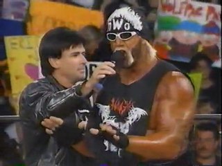 Hollywood Hogan & Eric Bischoff promo + The Warrior appears