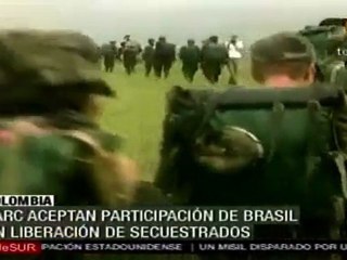 FARC aceptan participación de Brasil en liberación de secu