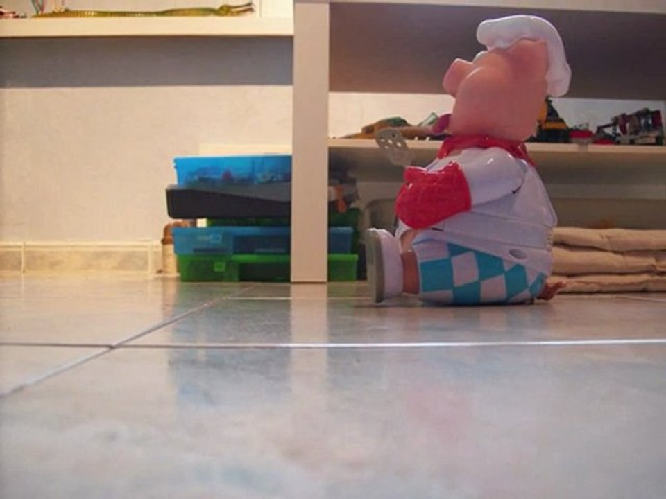 Le cochon qui marche