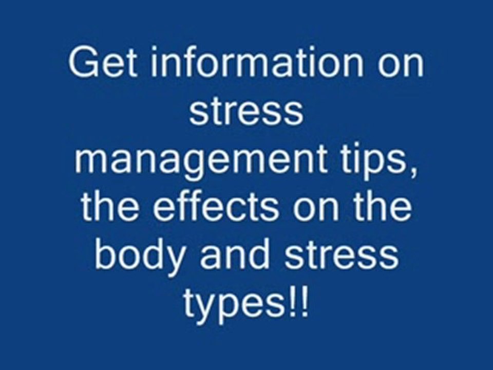Managing Stress