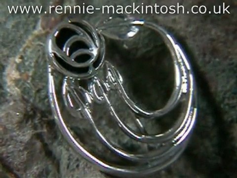 Sterling silver Charles Rennie Mackintosh brooch DWK800