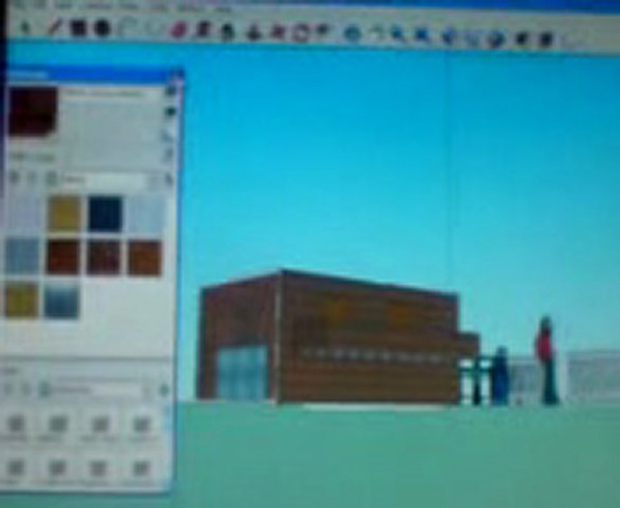 MON ELEVE DESSINE  AVEC SKETCHUP