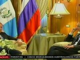 Rusia y Guatemala firman acuerdos
