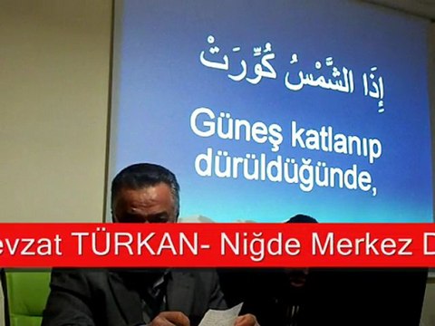 Nevzat TÜRKAN Tekvir Suresi 1