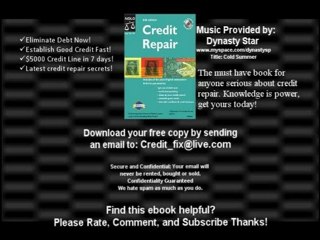 The Best Credit Repair Ebook Ever!! (must see)