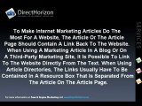 Search Engine Marketing | Internet Marketing Articles. By M