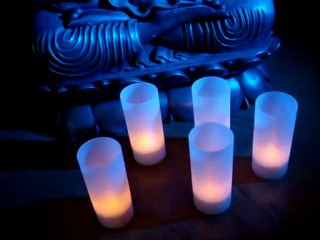 Ampoule RGB et bougies