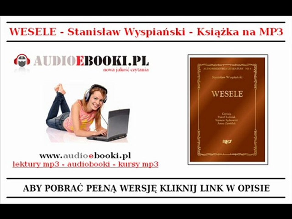 WESELE - S. Wyspiański (Lektury na MP3) - KSIĄŻA AUDIO