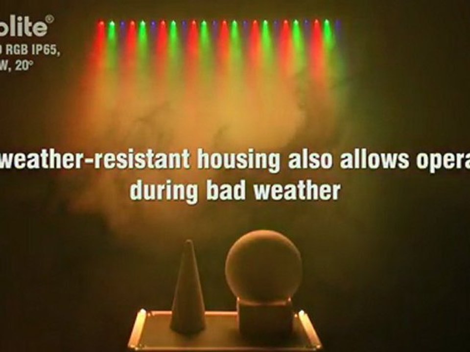 EUROLITE LED T1000 RGB IP65, 24x1W, 20°