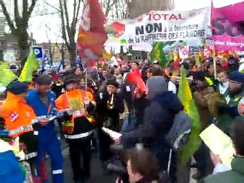 Manif TOTAL à Dunkerque vendredi 12 Février 2010
