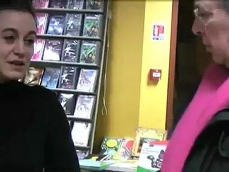 Jean-Paul Huchon soutient la librairie de Bourg-la-Reine