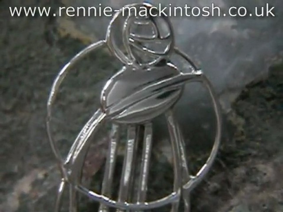 Sterling silver Charles Rennie Mackintosh brooch DWA384