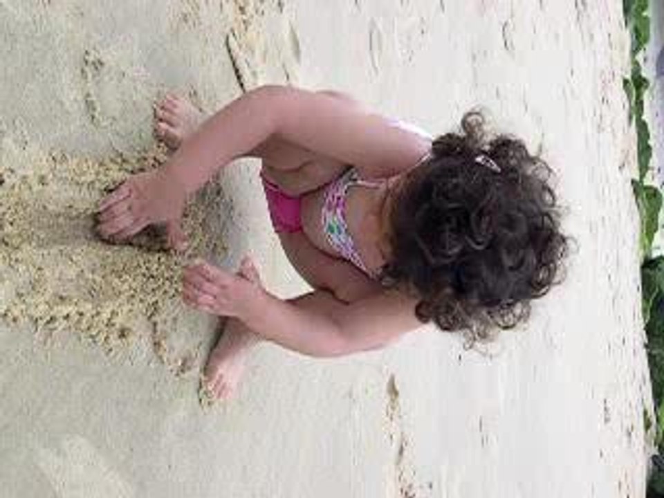 Lisa à la plage