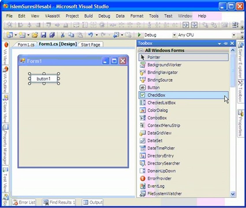 c# ta kodun çalışma süresi