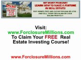 FREE Real Estate Training - Forclosure Millions