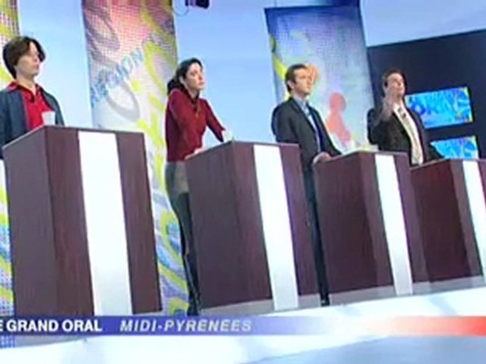 Midi Pyrénées grand oral France3 avec Myriam MARTIN