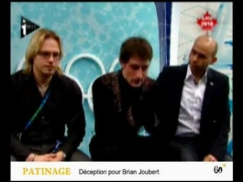 Brian Joubert n'est vraiment pas content !