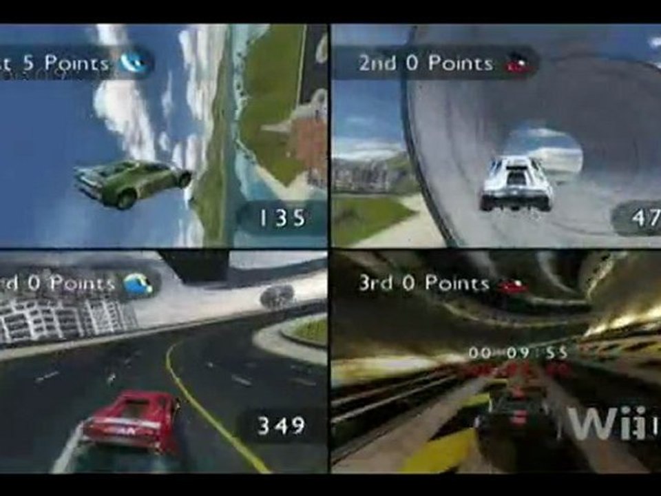 Trailer de Trackmania sur Wii