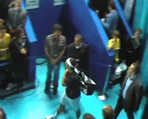 Entrée des joueurs : Llodra - Baghdatis