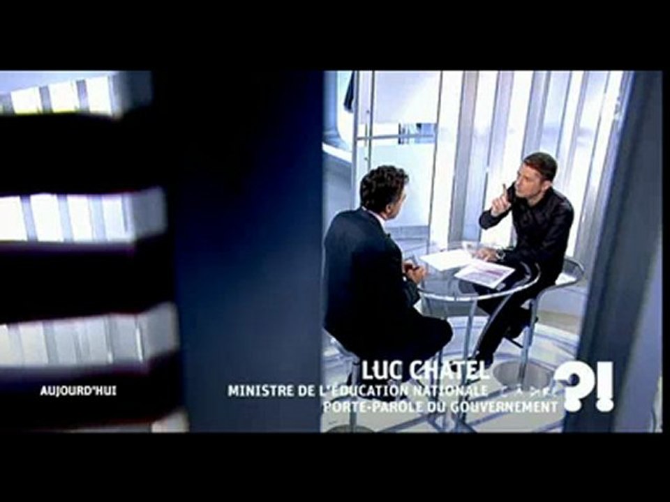 Luc Chatel sur France 5 - 17.02.2010