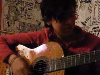 Bobe dylan (Mia a la guitare)