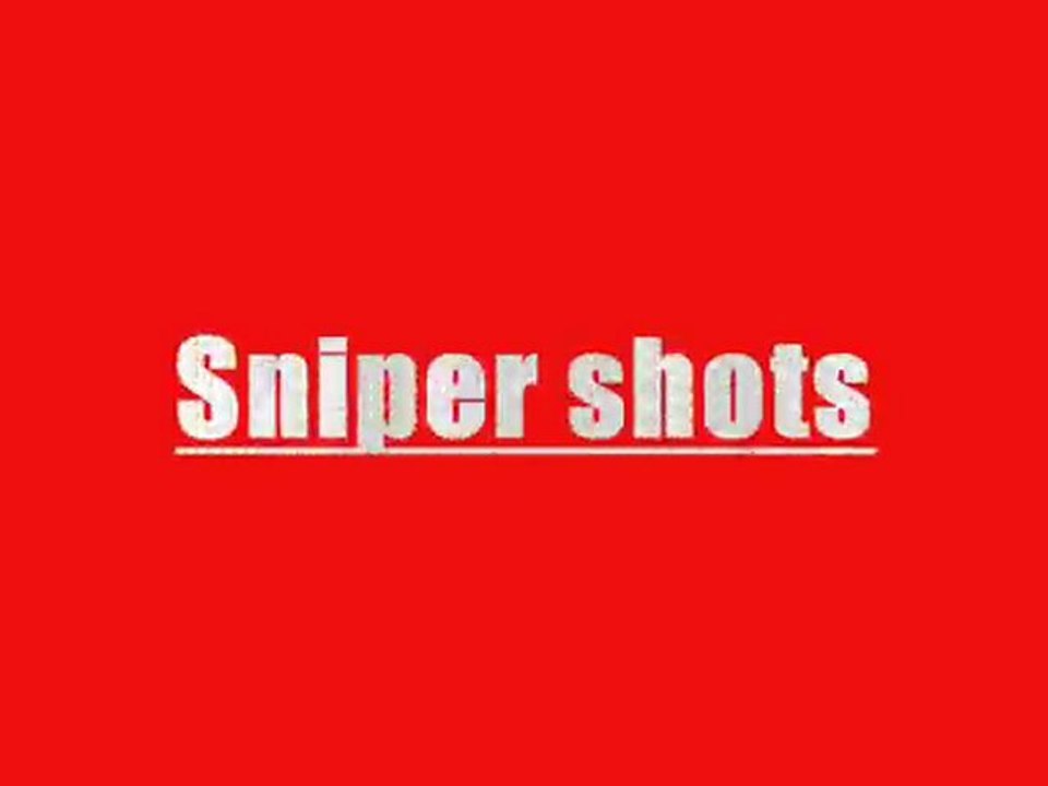 Sniper shots! Bad company 2 Beta