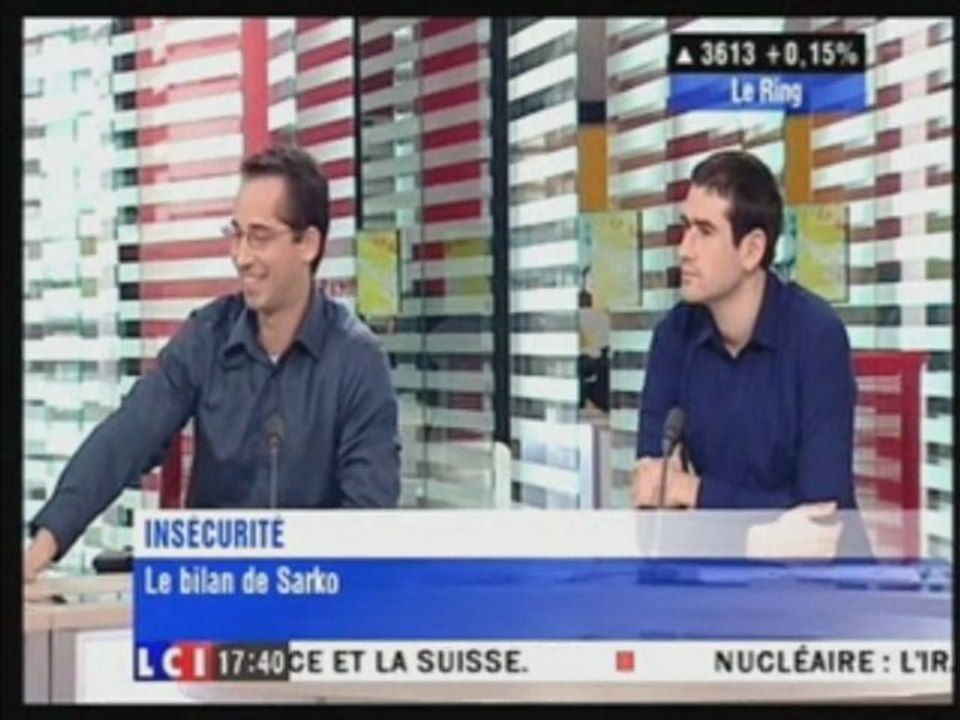 Pierric Annoot sur "Le Ring" de LCI (février 2010)