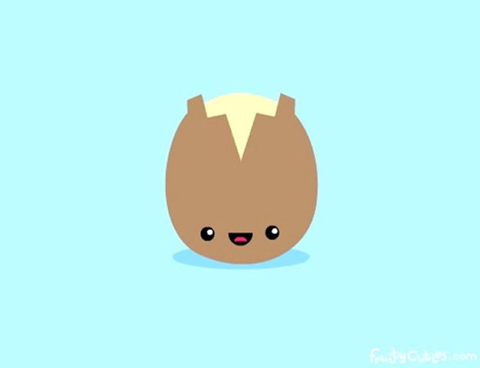 Fruity Cuties - Kawaii Potato cartoon