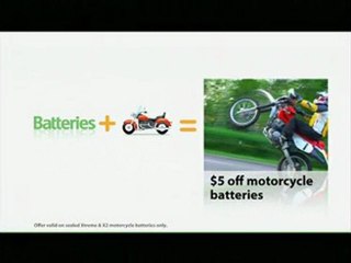 Video herunterladen: Wheelie for Xtreme Motorcycle battery - Batteries Plus Ad